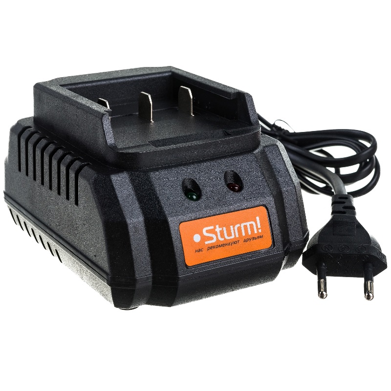 Зарядное устройство Sturm SBC1821 1BatterySystem 18 В, 2 А зарядное устройство sturm 1batterysystem sbc1822 18 в 2 x 4 а для двух батарей