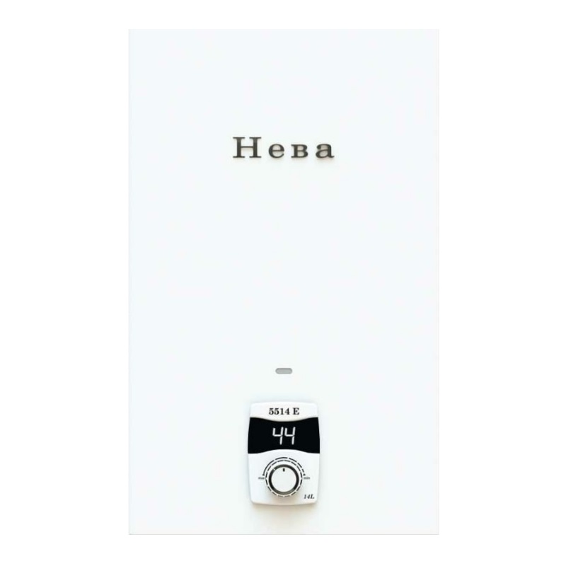 Проточный водонагреватель Neva 5514Е 30986 кухонный газовый водонагреватель neva 4510 электророзжиг