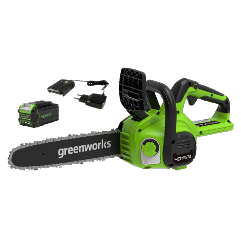 Цепная пила Greenworks Gen II 40В (с аккумуляторной батареей 4А*ч и З/У) 2007807UB