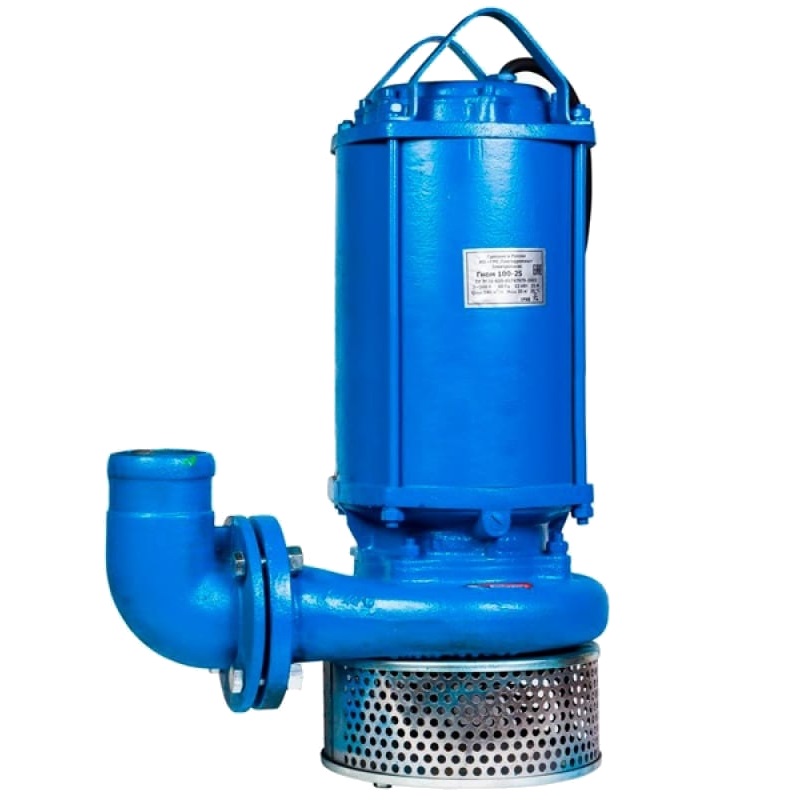 Дренажный насос для грязной воды Ливгидромаш Гном 100-25 (380 В) дренажный насос для чистой и грязной воды aquario ads 1500
