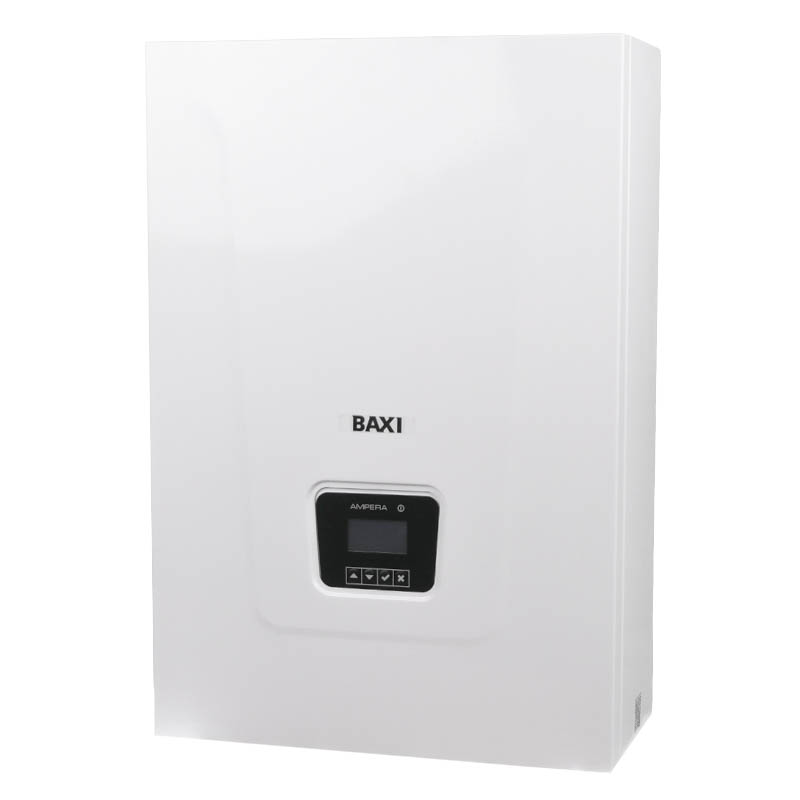 Настенный электрокотел для кухни Baxi Ampera 9 (9кВт E8403109, 220 V) котел настенный электрический для ванной комнаты baxi ampera 14 14 квт e8403114