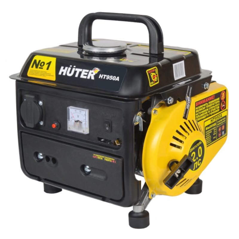 Бензиновый генератор киловатник Huter HT950A ручной стартер для huter ht950a