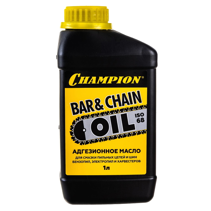 Масло для смазки пильных цепей и шин Champion 952839, 1 л масло для цепей oleo mac chain lube биоразлагаемое 1 л