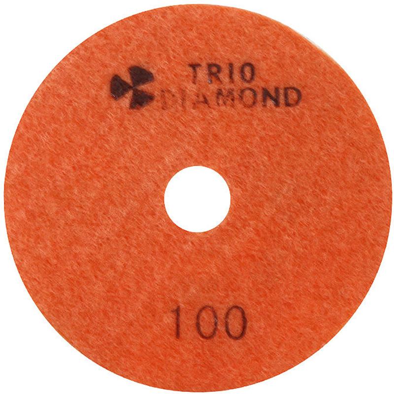 Алмазный гибкий шлифовальный круг Trio-Diamond Черепашка №100 (100 мм) диск шлифовального круга 4 формовочный круг по дереву шлифовальный диск по дереву для угловых шлифовальных машин с оправкой 16 мм 0 63 дюйма