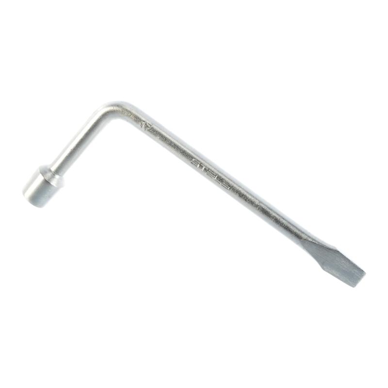 Баллонный ключ для автосервиса Stels 14210 (г-образный, размер головки 17 мм, материал сталь, вес 0,52 кг) головка торцевая 1 2 е16 crv stels