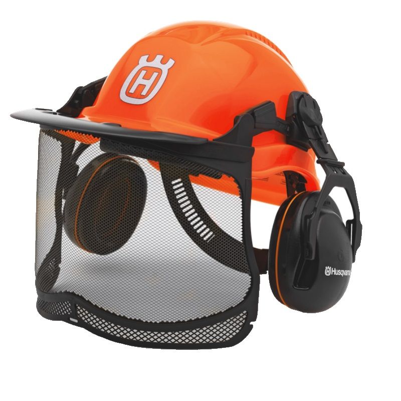 Шлем защитный Husqvarna Functional 5764124-01 флуоресцентный