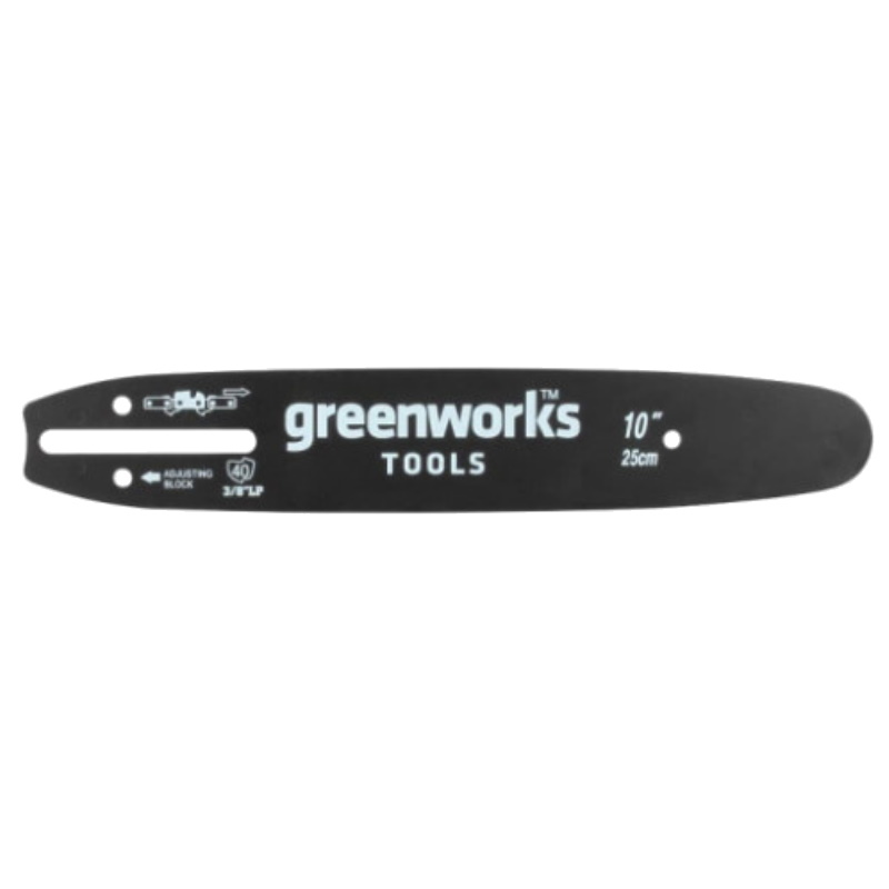 Шина для пилы Greenworks 2947207, 25 см электропила аккумуляторная greenworks g24cs25
