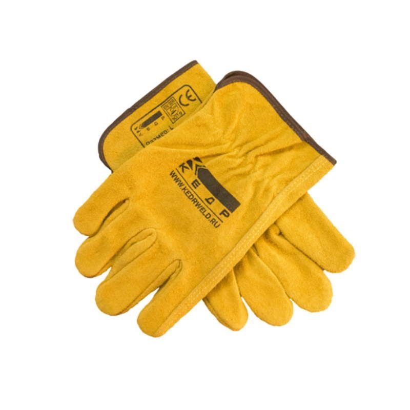 Перчатки спилковые Кедр Драйвер (пара) перчатки комбинированные спилковые росмарка р2009 синий желтый пара