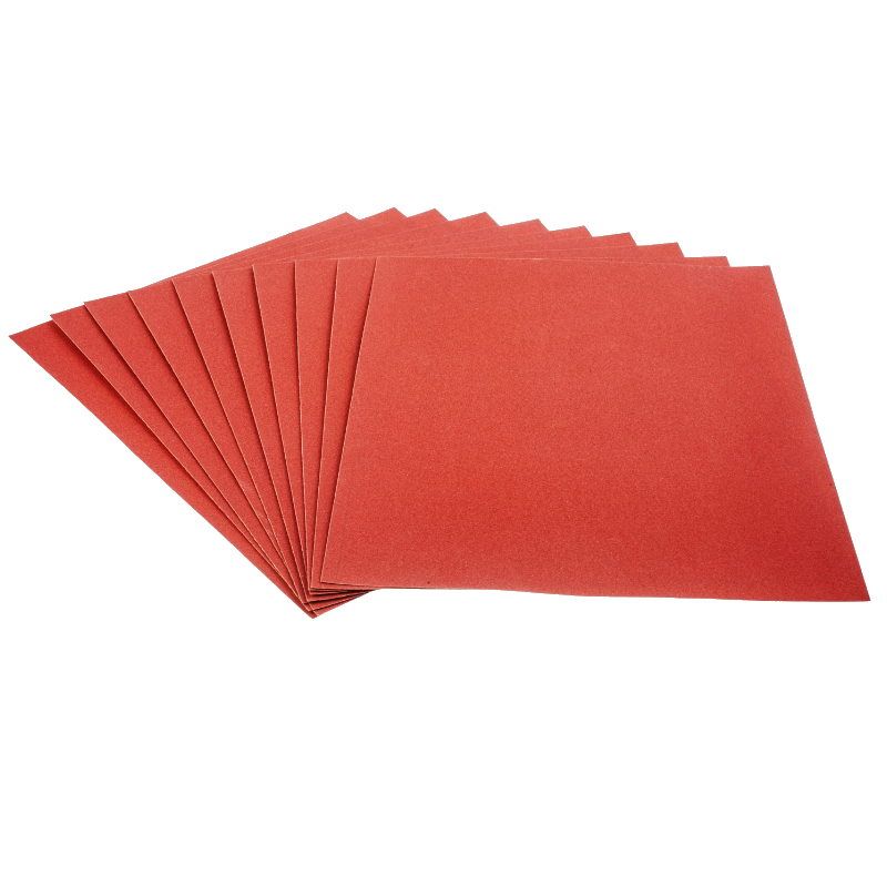 Шлифовальный лист на бумажной основе, оксид алюминия, водостойкий РемоКолор 32-5-160, Р600, 220х270мм, 10шт. акрил liquitex heavy body 59 мл красный оксид