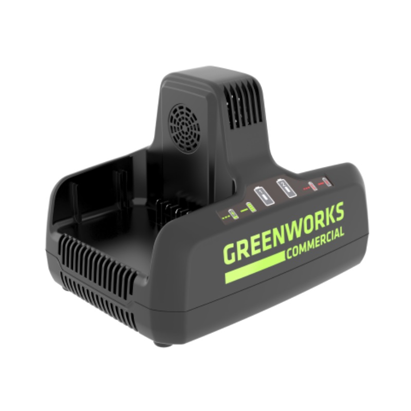 Зарядное устройство Greenworks 82В на 2 слота 2939007 liitokala lii 500 4 слота жк смарт зарядное устройство с автомобильным зарядным устройством eu адаптер
