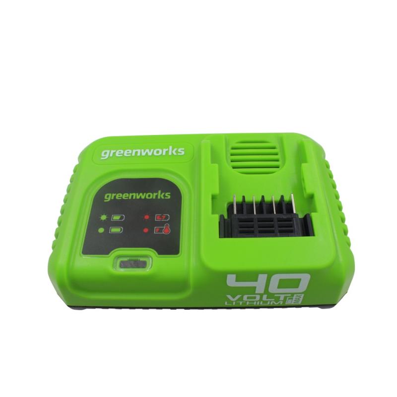 Быстрое зарядное устройство Greenworks 40В, 5А 2945107 | Купить в .