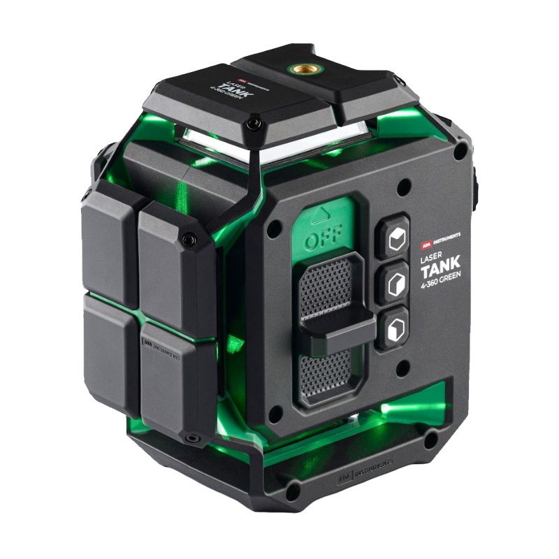 Лазерный уровень Ada LaserTANK 4-360 GREEN Ultimate Edition А00632 лазерный уровень ada cube 3 360 green ultimate edition а00569