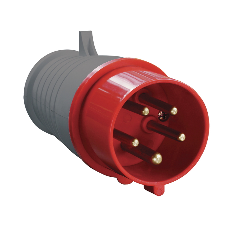 Вилка электрическая кабельная IEK ССИ-015 (16 А, 3P+PE+N, 380 В, IP44) PSR02-016-5