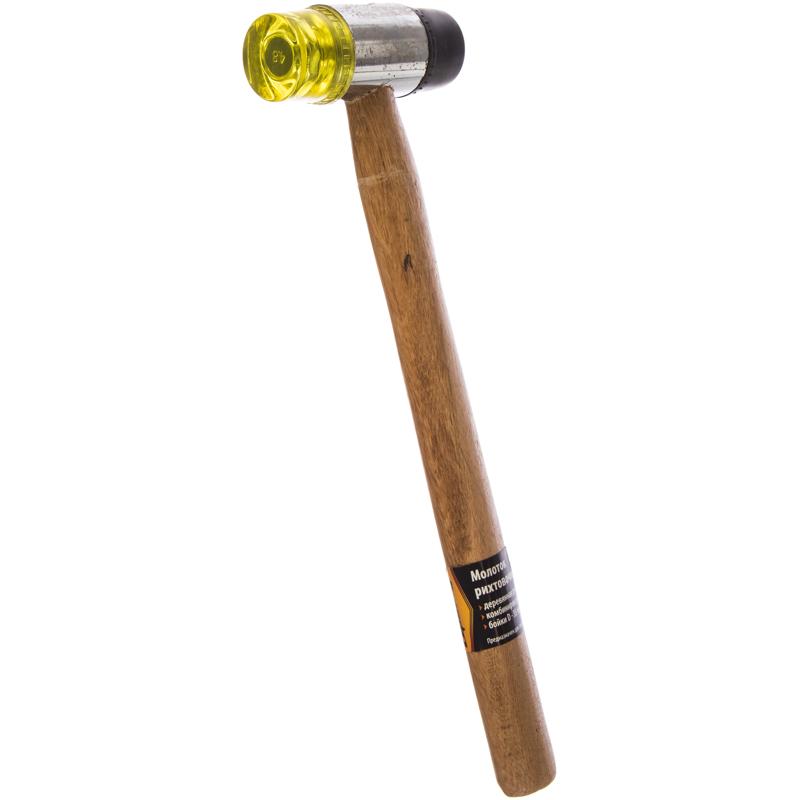 Рихтовочный молоток Sparta 108305 (материал рукоятки дерево) шпательная лопатка стальная 75 мм полированная пластмассовая ручка sparta