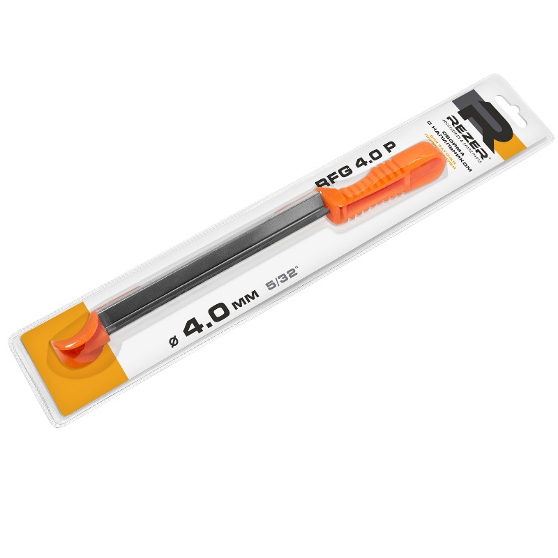 Обойма напильника Rezer RFG P 4,0 мм, пластиковая рукоять ручка для напильника пластиковая stihl 00008814504