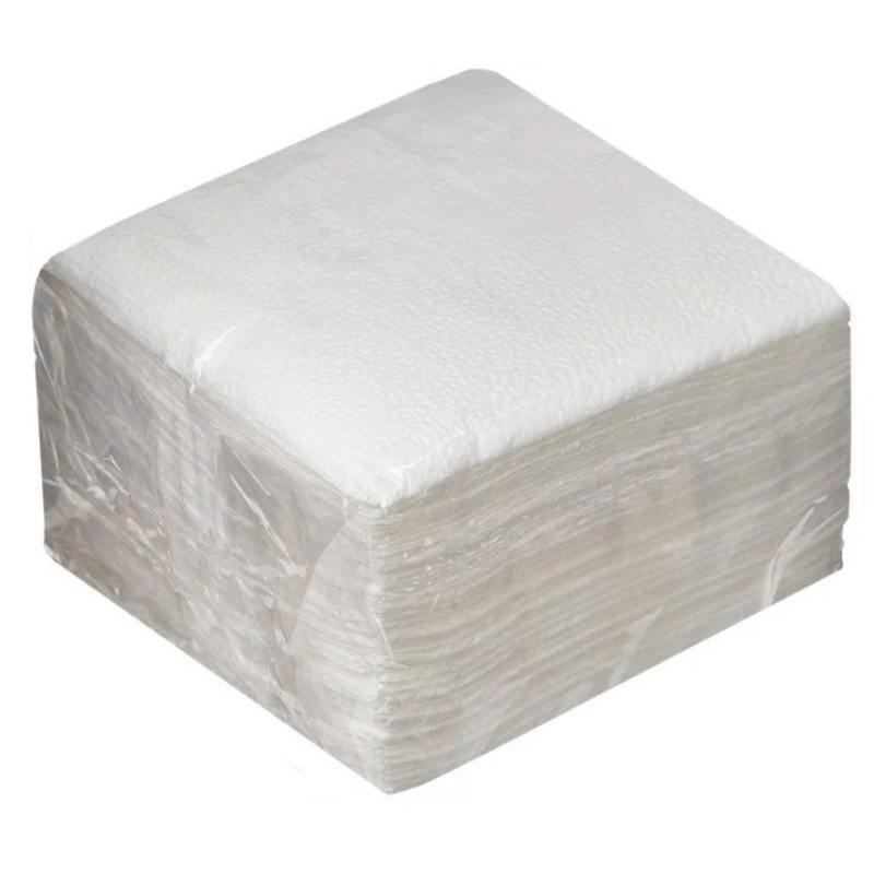 Бумажные салфетки белые (100 шт.)