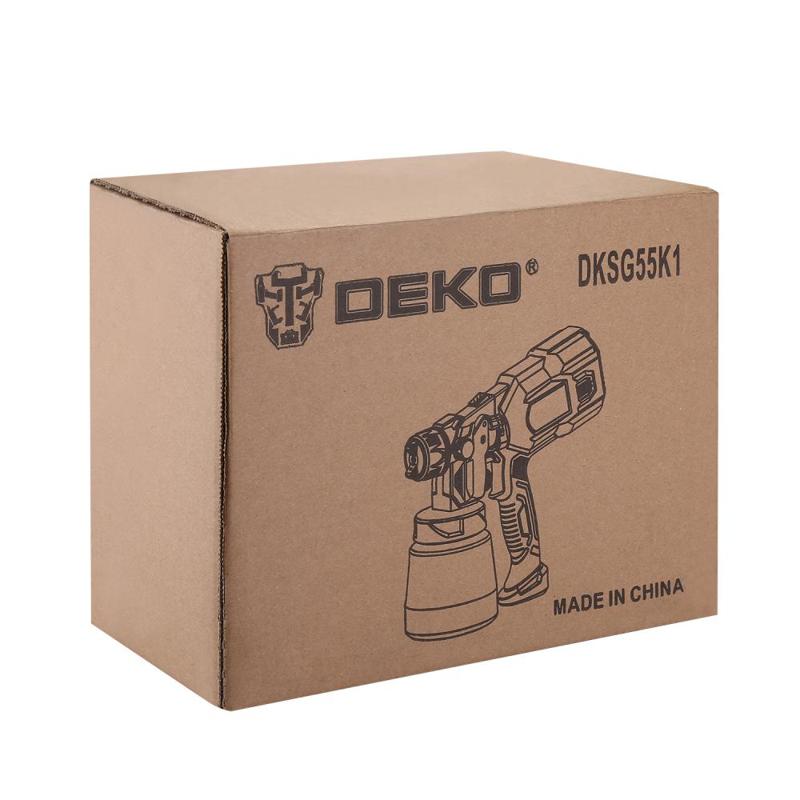 Электрический краскопульт Deko DKSG55K1 HVLP 018-1043, 550 W, 800 мл .