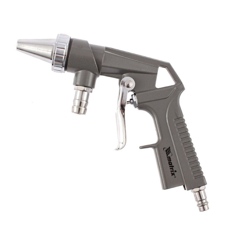 Пескоструйный пистолет Matrix 57328 со шлангом пистолет для герметика полуоткрытый корпус с противовесом matrix 88666 310 мл