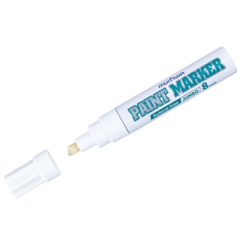 Маркер-краска MunHwa PM-05 (белый) маркер краска строительный белый vertextools 0020 01