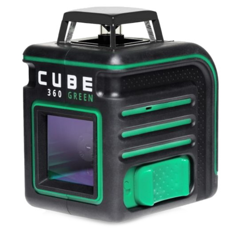 Лазерный уровень Ada CUBE 360 GREEN Basic Edition А00672 лазерный уровень ada cube 3d basic edition а00382 точность 0 2 мм м красный лазер 2 луча