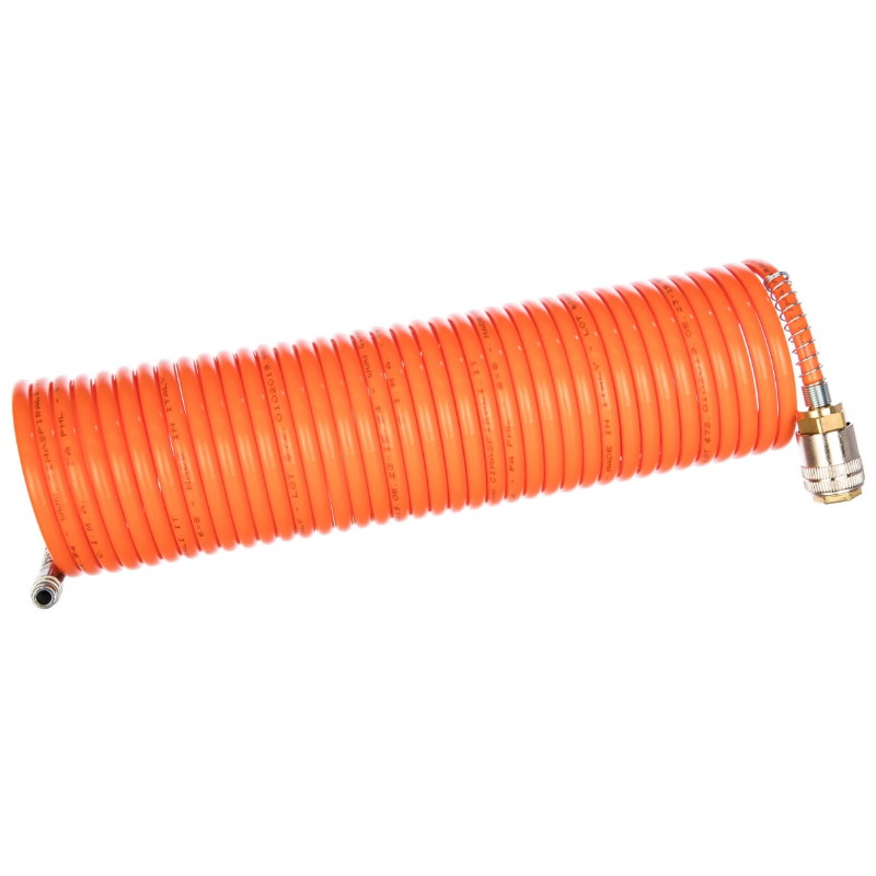 нейлоновый спиральный шланг для пневмоинструмента fubag 170023 фитинги рапид 10 бар 6x8 мм 5 м Шланг Fubag 170201