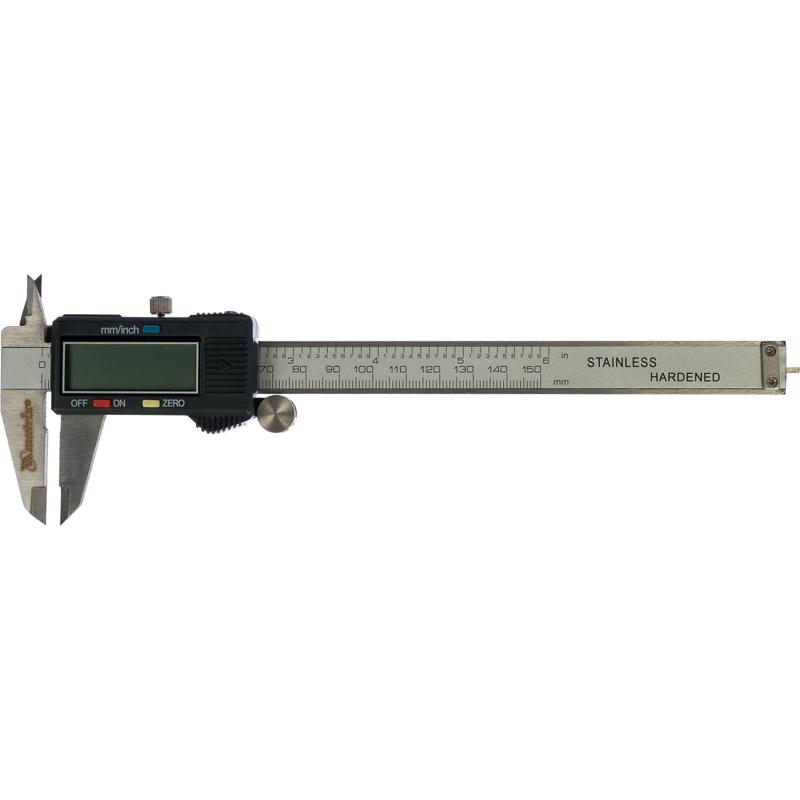 Электронный штангенциркуль Matrix 31611 (шаг 20 микрон, max измерение 150 мм) штангенциркуль matrix 316315 измерения до 150 мм