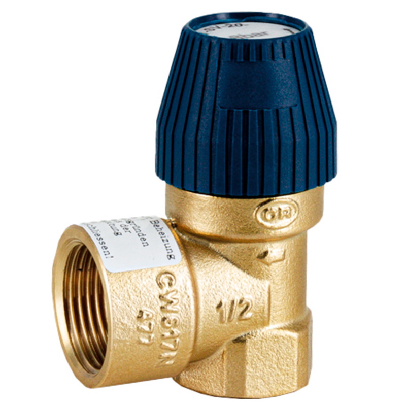 клапан обратный 1 2 г г stout Предохранительный клапан для систем водоснабжения Stout SVS-0030-006015 6 бар 1/2