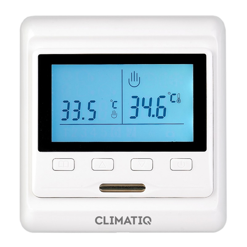 Терморегулятор програмируемый Climatiq PT (белый) 20665 терморегулятор danheat 6