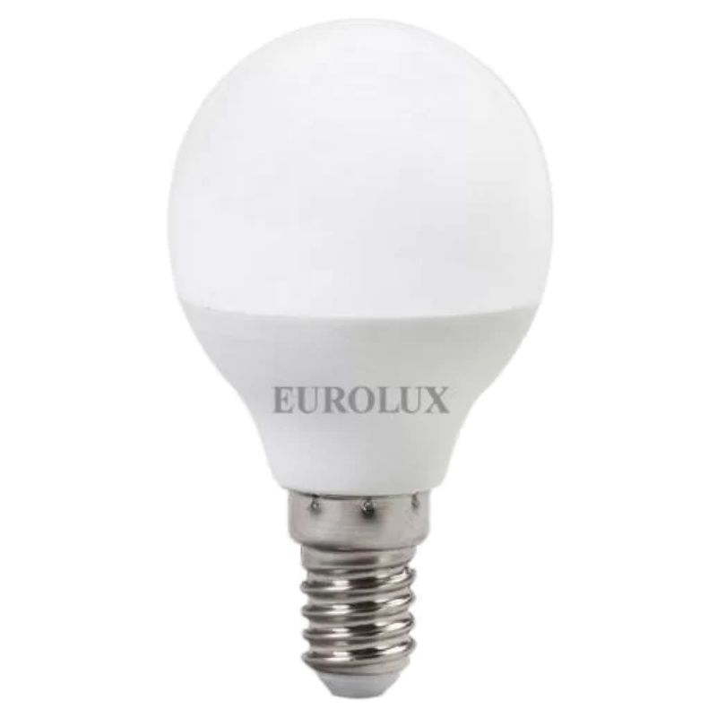 Светодиодная лампа Eurolux LL-E-G45-7W-230-2.7K-E14 светодиодная лампа старт в колбе лон теплый свет fp eco ledspheree27 10w 30 fp