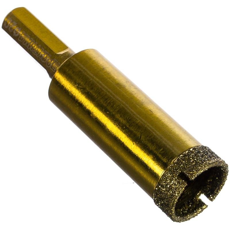 Алмазная коронка по керамограниту Практика 035-066 (диаметр сверления 20 мм, мокрый рез 1 шт.)