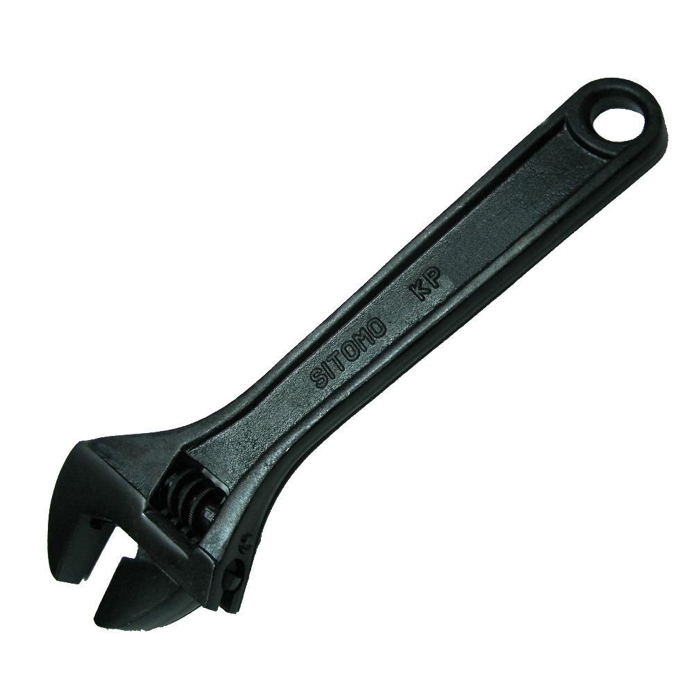 Разводной ключ Sitomo КР-55 (оксидированный, регулируемый 0-55 мм, вес 2.1 кг) разводной ключ stanley maxsteel 0 90 949 регулируемый 0 35 мм 250 мм вес 0 46 кг