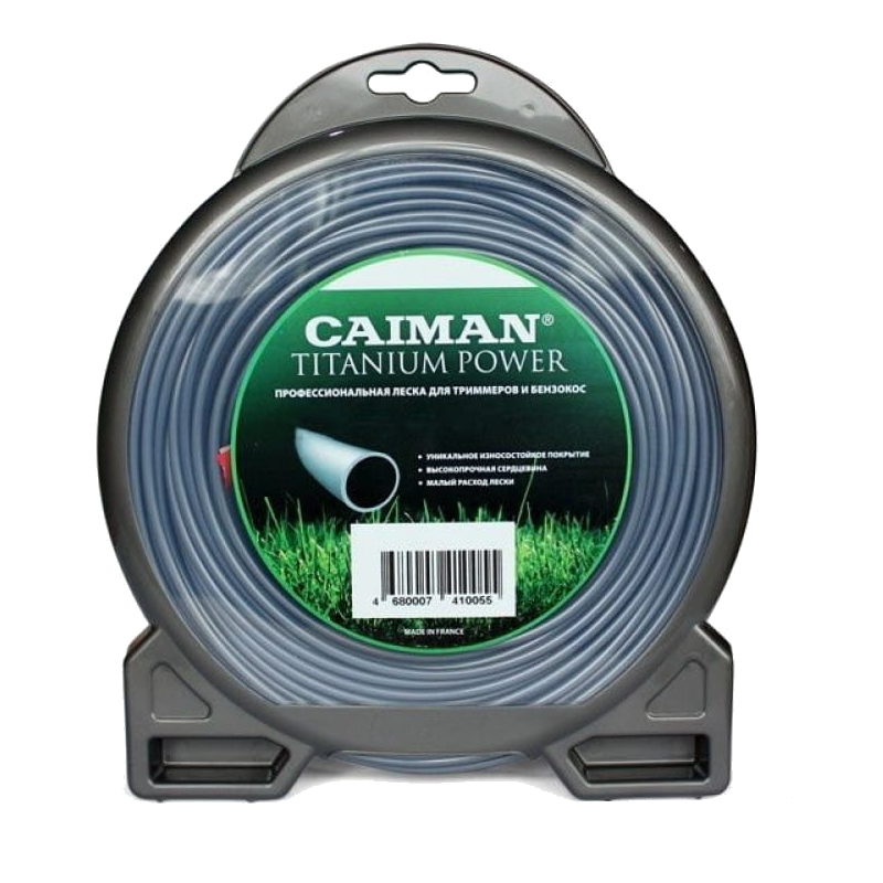 Леска профессиональная Caiman Titanium Power CB269, 2,5 мм, 15 м шланг садовый daewoo power products maxiflex диаметром 3 4 19мм длина 50 метров