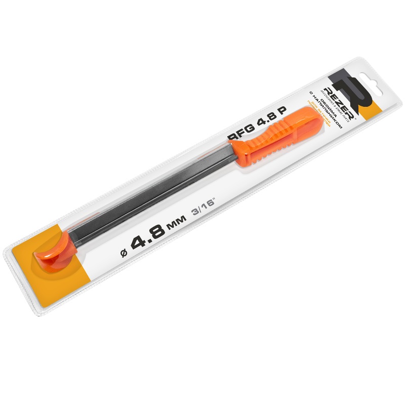 Обойма напильника Rezer RFG P 4,8 мм, пластиковая рукоять ручка для напильника пластиковая stihl 00008814504