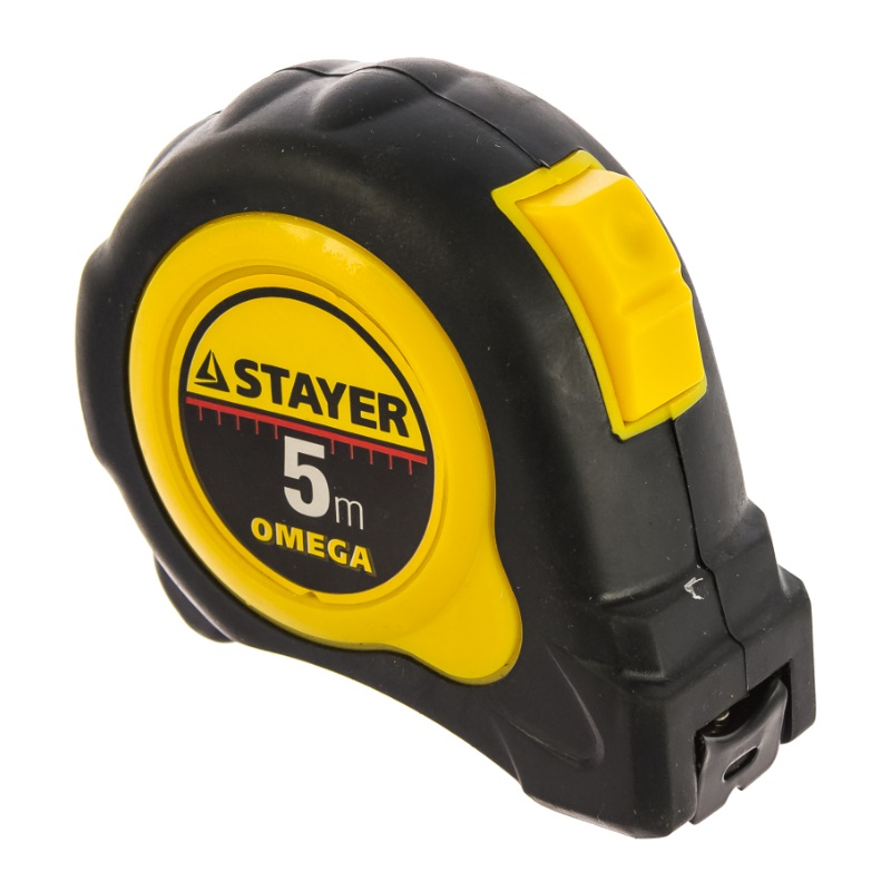 Рулетка Stayer Master Omega 3402-05-19_z01 (5 м, 19 мм) рулетка stayer master omega 3402 05 19 z01 5 м 19 мм
