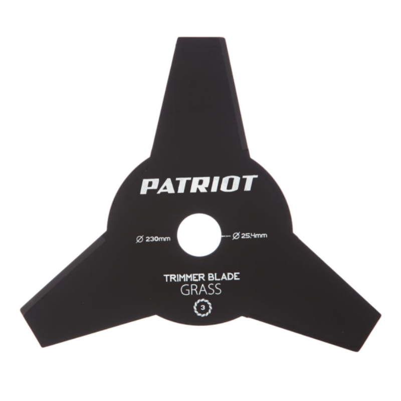 Нож  для триммера Patriot TBS-3 Promo 809115199 нож для триммера 4 зуба 255 мм 25 4 мм 1 6 мм patriot tвм4 для жесткой травы