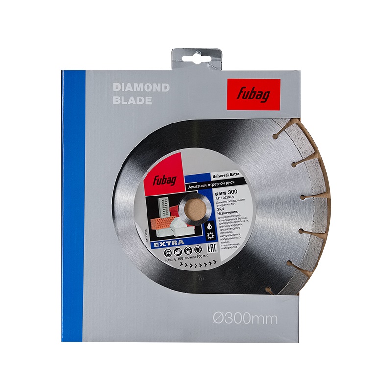 Алмазный диск отрезной Fubag Universal Extra 300x25.4 мм 32300-6
