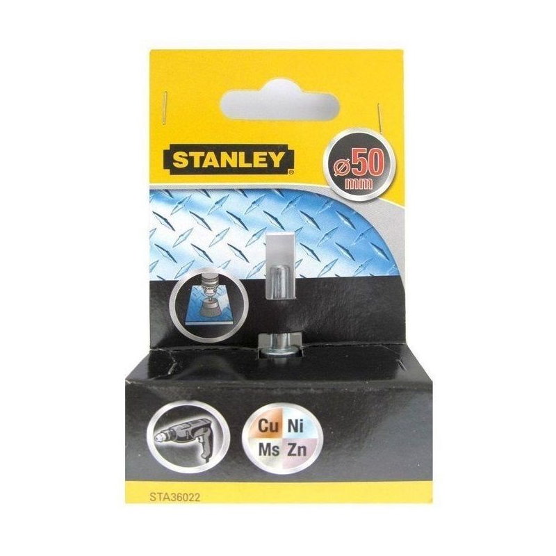 Щетка для дрели Stanley INOX STA36022-XJ (50 мм, чашечная) щетка для ушм stanley sta36075 xj 70 мм чашечная стальная